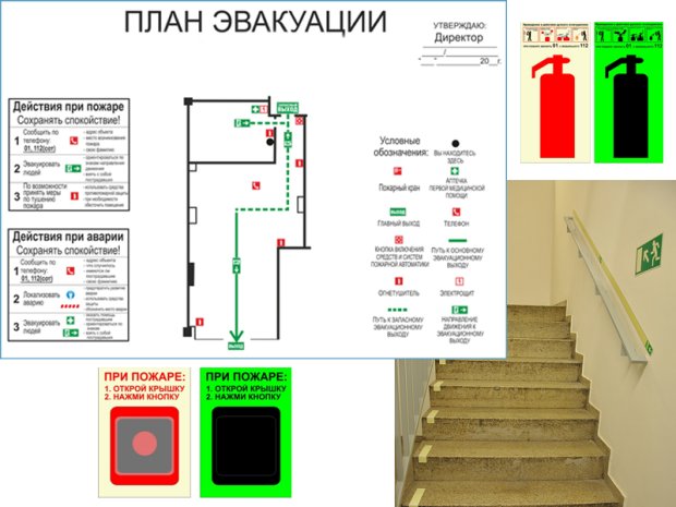 Где заказать разработку плана эвакуации при пожаре