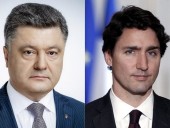 Порошенко провел телефонный разговор с Премьер-министром Канады