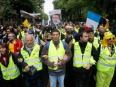 В Париже во время протеста 