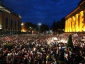 В Грузии возобновились акции протеста у парламента