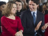 Христя Фриланд назначена заместителем премьер-министра Канады