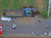 Наезд грузовика на школьников в Японии: возросло число жертв, водитель признался, что был нетрезв