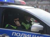 Автомобиль протаранил ограждение храма Андрея Рублева в Москве