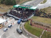 Польша показала последствия вчерашнего штурма мигрантов на границе с Беларусью