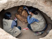 В Перу археологи нашли мумию полностью перевязанную веревками