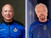 В США признали астронавтами миллиардеров Джеффа Безоса и Ричарда Брэнсона